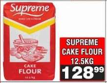 Supreme Cake Flour 12.5kg
