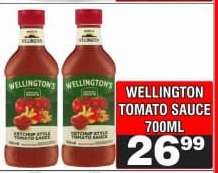 WELLINGTON TOMATO SAUCE 700ML