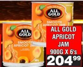 ALL GOLD Apricot Jam