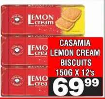 CASAMIA LEMON CREAM BISCUITS