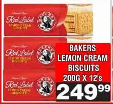 BAKERS LEMON CREAM BISCUITS