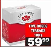 FIVE ROSES TEABAGS 100's