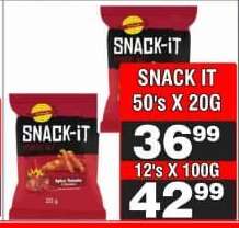 SNACK IT 50's X 20G