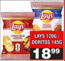 LAYS 120G / DORITOS 145G