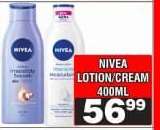 NIVEA LOTION/CREAM 400ML