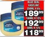BLUE SEAL VASELINE 50ML X 12's