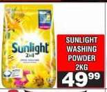 SUNLIGHT WASHING POWDER 2KG
