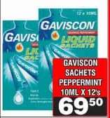 GAVISCON SACHETS PEPPERMINT