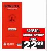 BORSTOL COUGH SYRUP 50ML