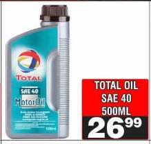TOTAL OIL SAE 40 500ML
