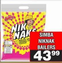 SIMBA NIKNAK BAILERS