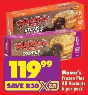 Mama's Frozen Pies