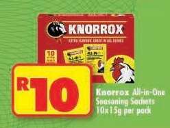 KNORROX ALL-IN-ONE SEASONING SACHETS 10x15g per pack