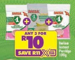 IWISA INSTANT PORRIDGE 100g