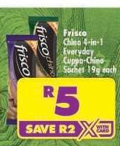 Frisco China 4-in-1 Everyday Cuppa-Chino Sachet 19g each