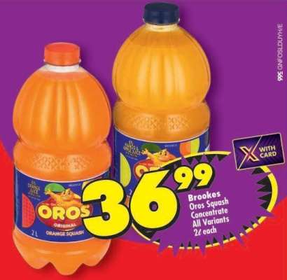 Brookes Oros Squash Concentrate