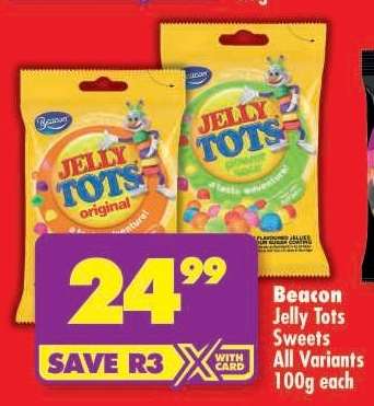 Beacon Jelly Tots Sweets