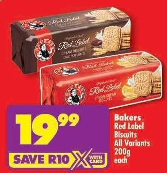 BAKERS Red Label Biscuits