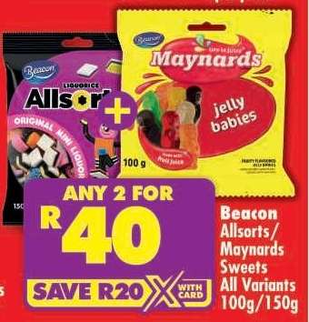 Beacon Allsorts/Maynards Sweets