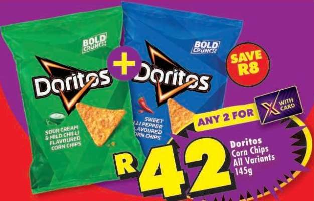 DORITOS CORN CHIPS all variants 145g