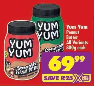 Yum Yum Peanut Butter