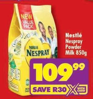 Nestlé Nespray Powder Milk 850g