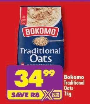 Bokomo Traditional Oats 1kg