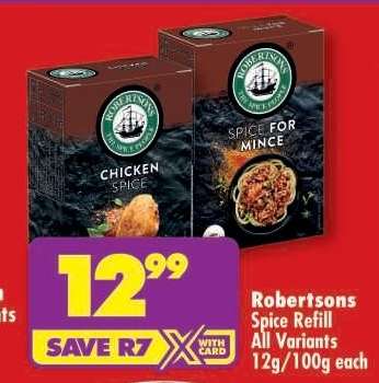 Robertsons Spice Refill