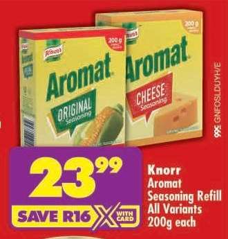 Knorr Aromat Seasoning Refill All Variants 200g each