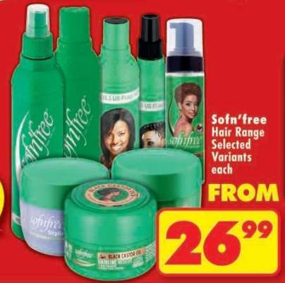 Sofn'free Hair Range