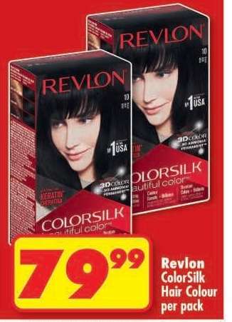 Revlon ColorSilk Hair Colour per pack