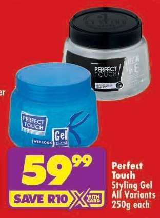 Perfect Touch Styling Gel All Variants 250g each