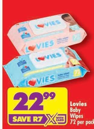 LOVIES BABY WIPES
