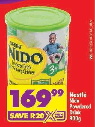 NESTLÉ NIDO POWDERED DRINK 900g