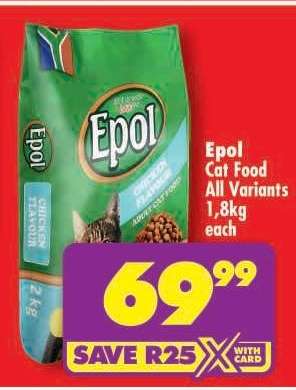 Epol Cat Food All Variants 1,8kg