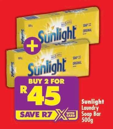 Sunlight Laundry Soap Bar-500g