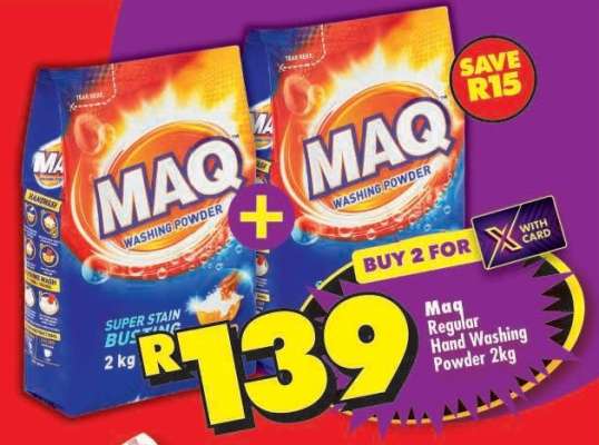 MAQ Regular Hand Washing Powder 2kg