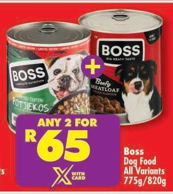 Boss Dog Food All Variants 775g/820g