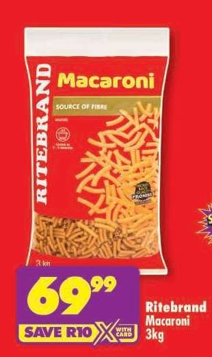 Ritebrand Macaroni 3kg