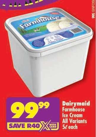 DAIRYMAID FARMHOUSE ICE CREAM