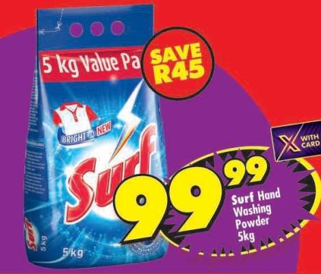 SURF HAND WASHING POWDER 5kg