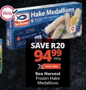 Sea Harvest Frozen Hake Medallions