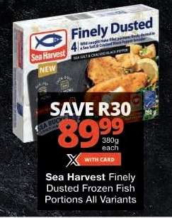 Sea Harvest Finely Dusted Frozen Fish Portions