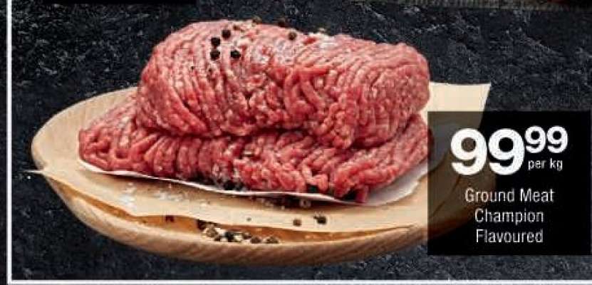 Ground Meat Champion Flavoured