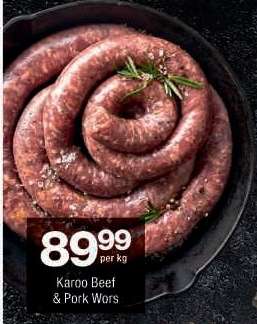 Karoo Beef & Pork Wors