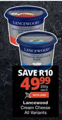 Lancewood Cream Cheese