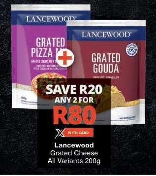 Lancewood Grated Cheese
