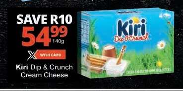 Kiri Dip & Crunch Cream Cheese