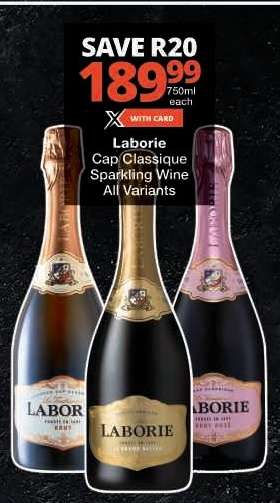 Laborie Cap Classique Sparkling Wine