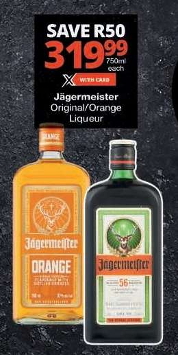 Jägermeister Original/Orange Liqueur